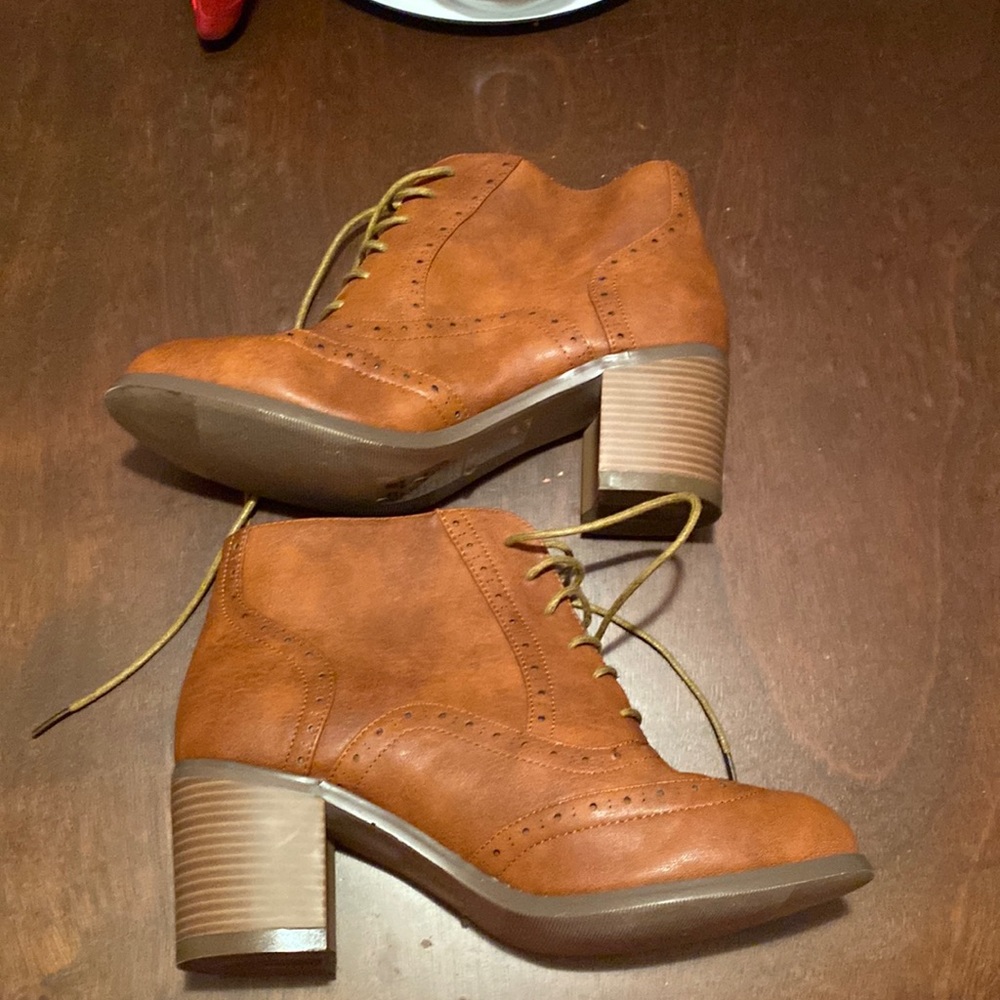 Forever 21 chestnut boots